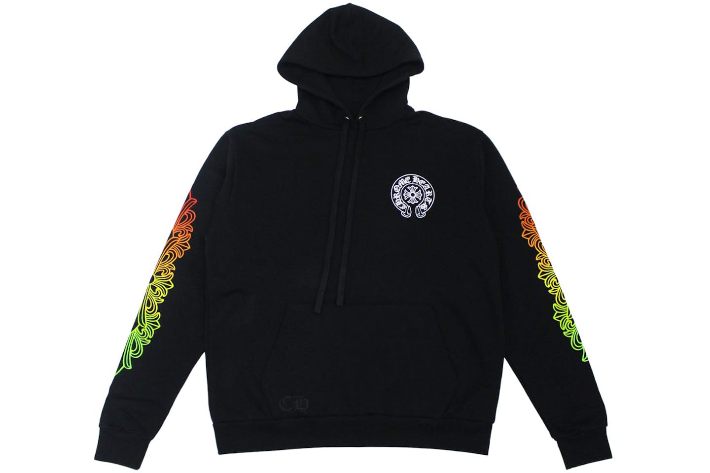 Chrome Hearts Floral Sleeve Gradient Made In Hollywood HOODIE