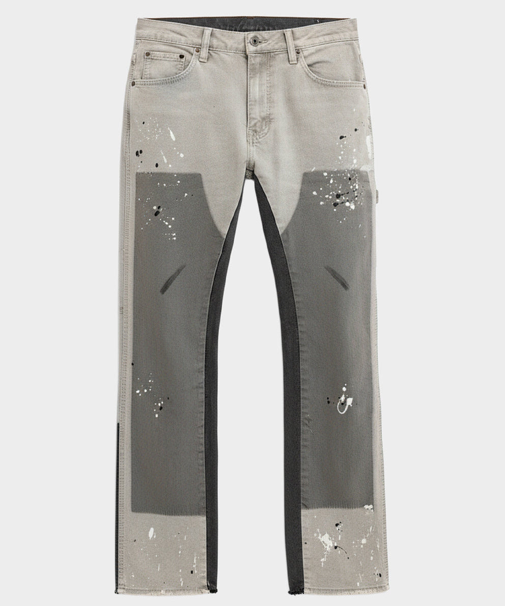 GREY GALLERY DEPTH - PAINT SPLATTER DENIM JEANS