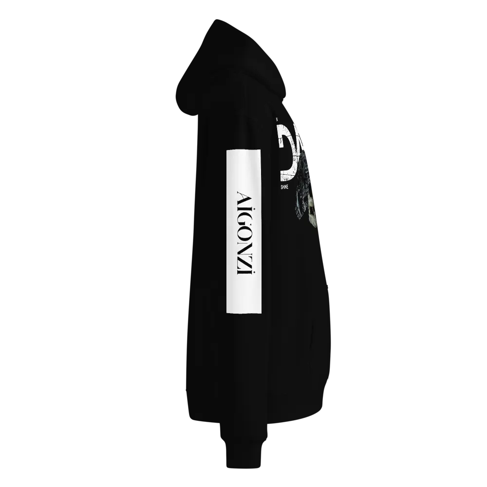 Dark AIGONZI Oversized Hoodie