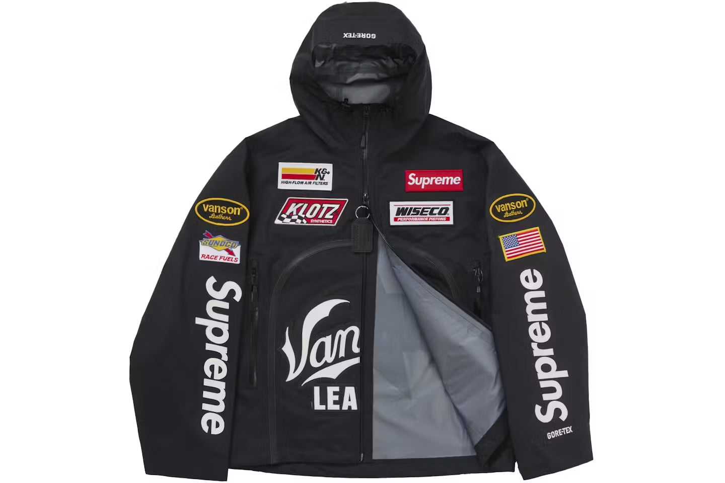 Supreme x Vanson Leathers GORE-TEX Shell Jacket 'Royal'