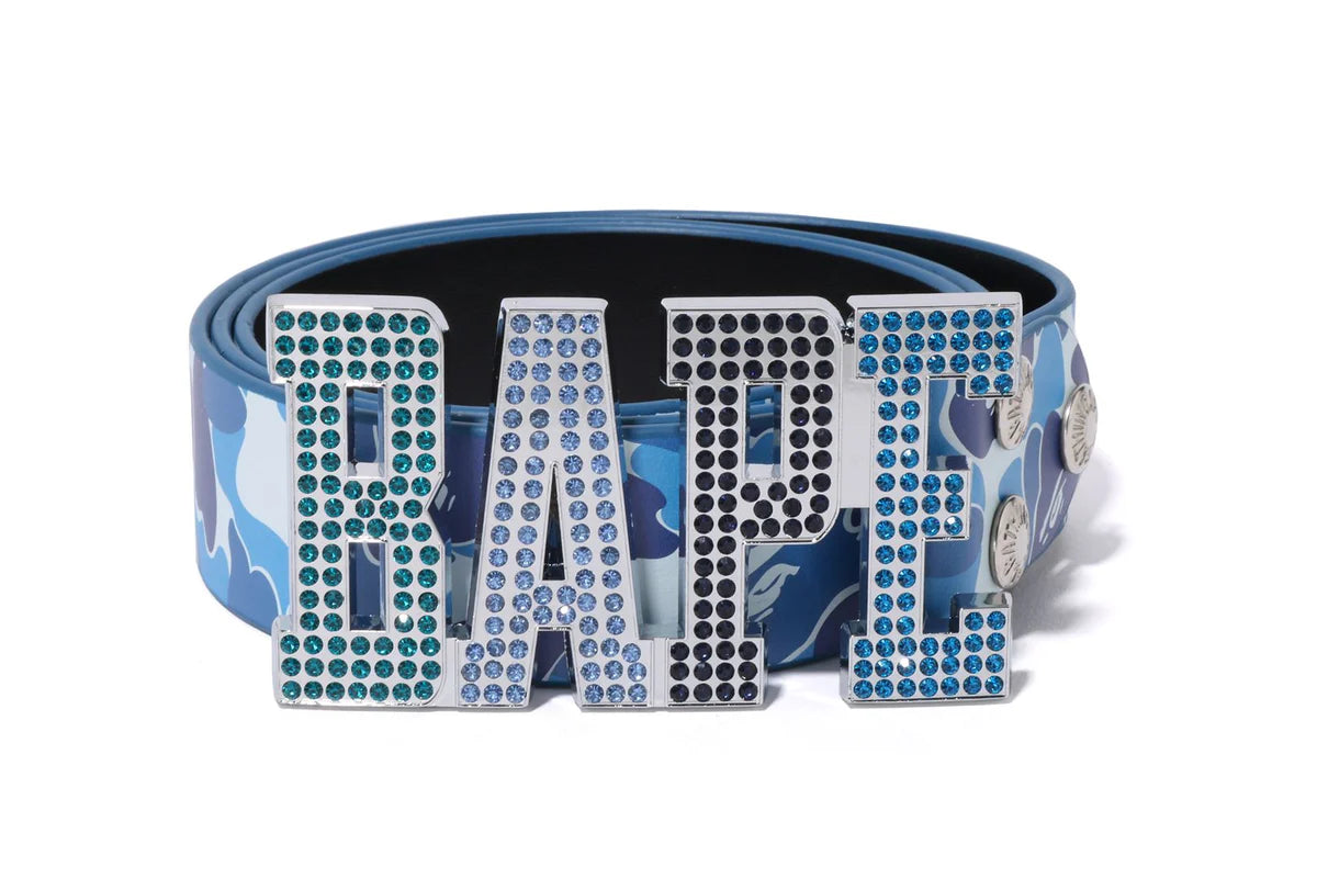 BAPE LEATHER CAMO BELT