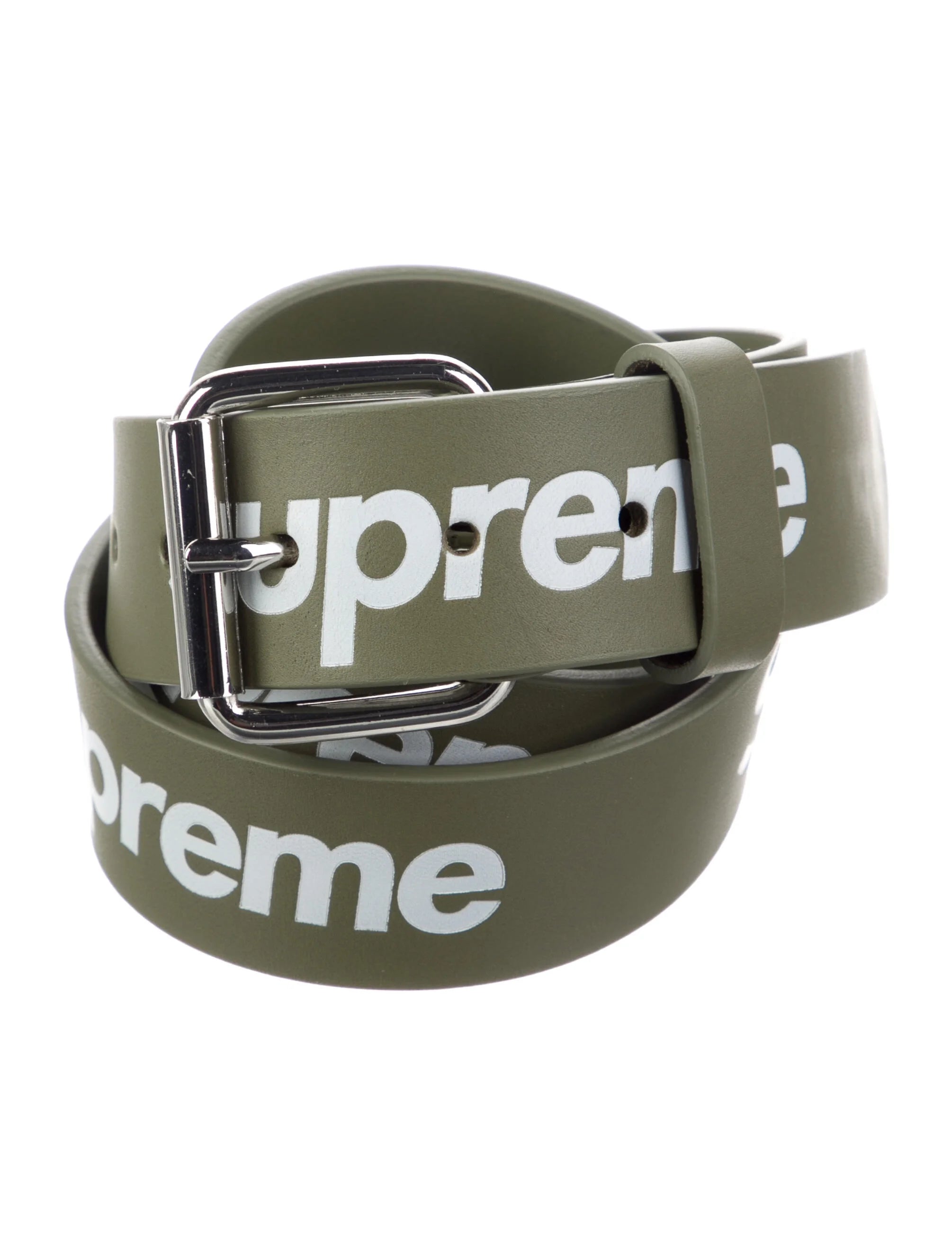 Supreme Repeat Leather Belt