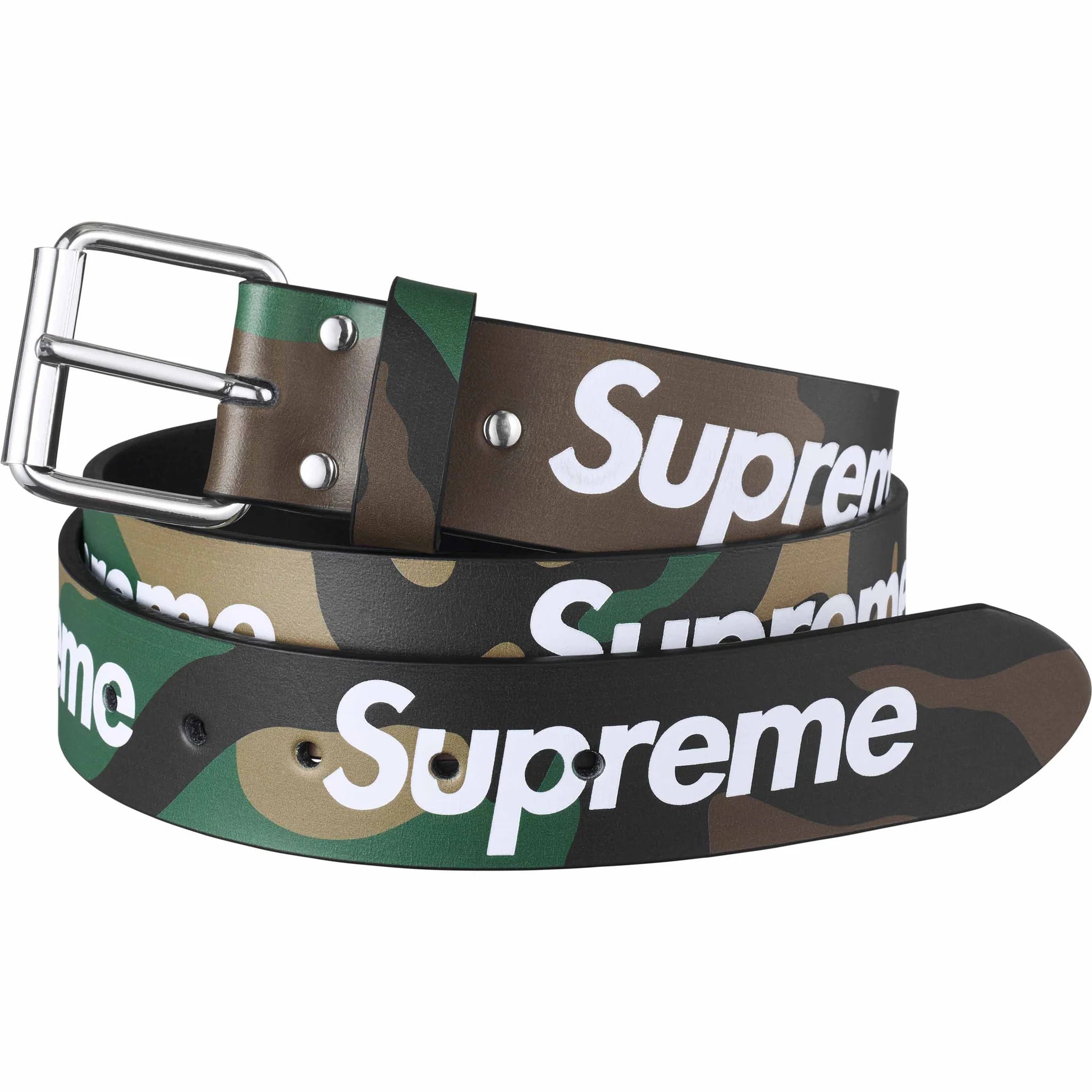 Supreme Repeat Leather Belt