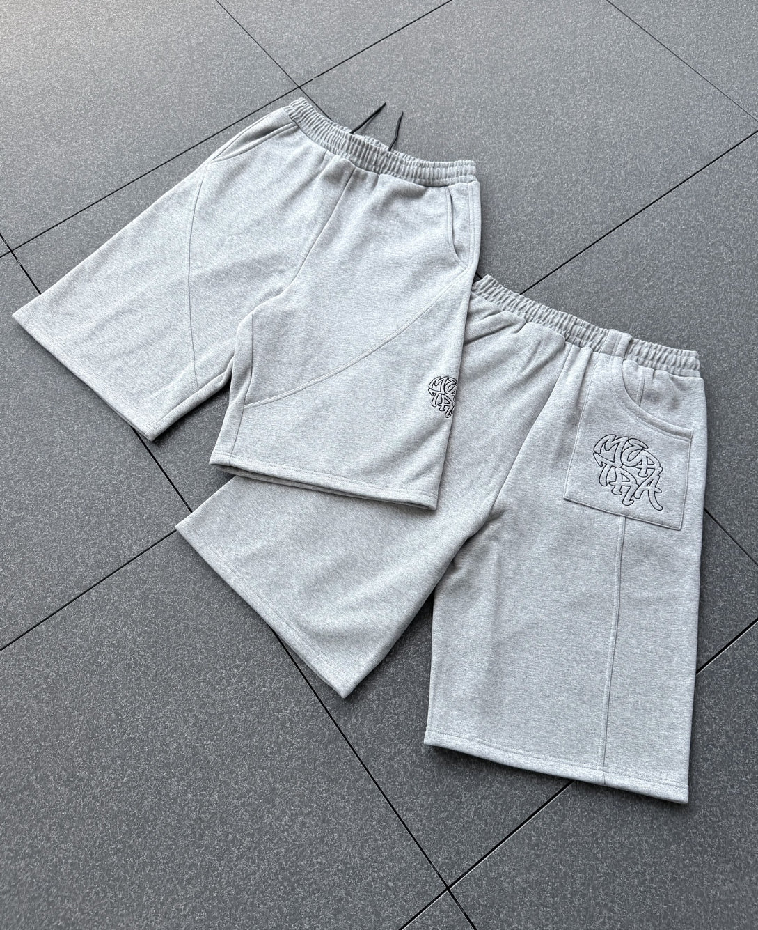 MERTRA GREY SHORTS