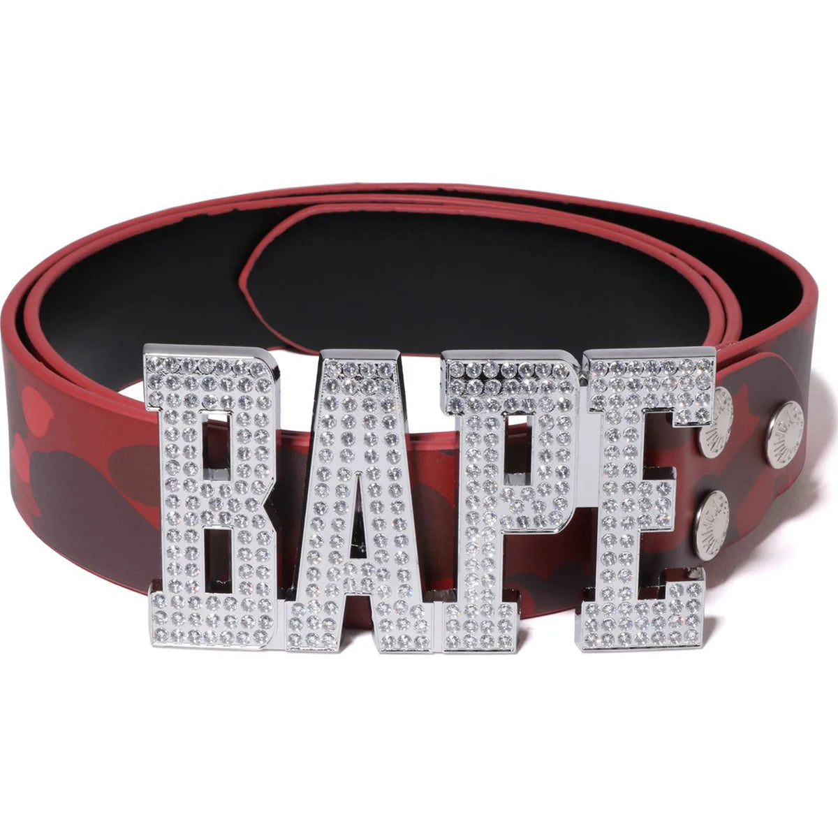 BAPE LEATHER CAMO BELT